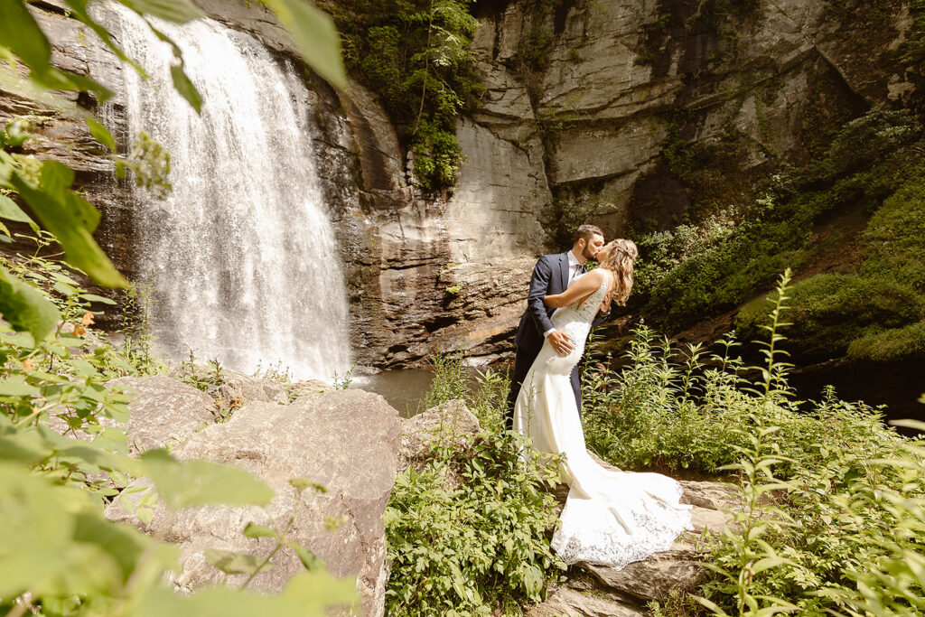 waterfall elopement North Carolina