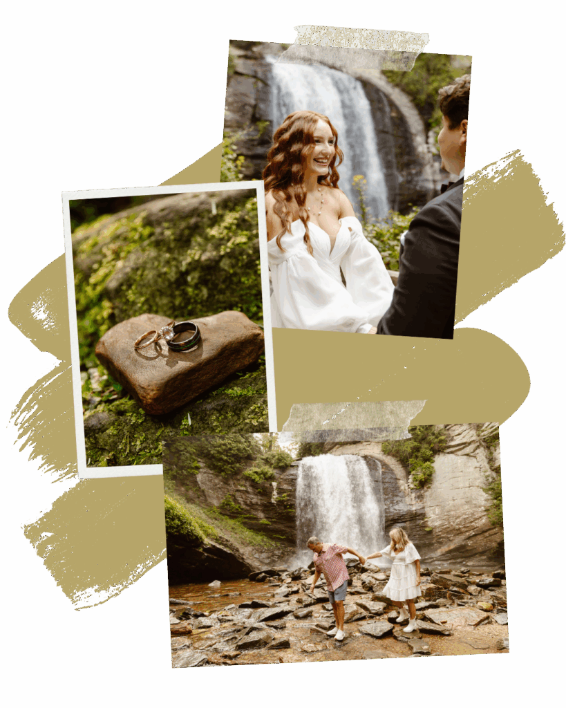 waterfall elopement photographer